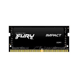 Memória Kingston 8GB DDR4 3200Mhz Fury Impact p/ Notebook KF432S20IB/8