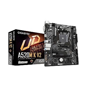 Mother Gigabyte A520M K V2 DDR4, AMD, AM4