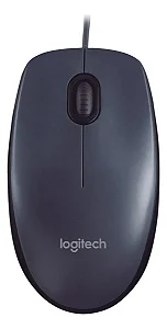 Mouse Usb Logitech M90 Preto 1000DPI - 910-007599