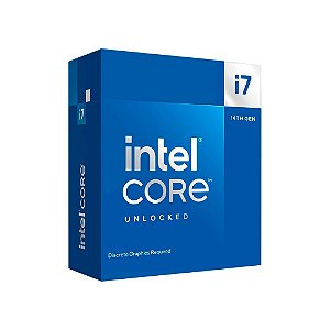 Processador Intel Core I7-14700KF, 14ª Geração LGA 1700 BX8071514700KF