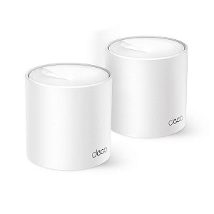 Roteador Deco X10 TP-Link Wi-Fi 6 AX1500 Sistema Home Mesh pack 2