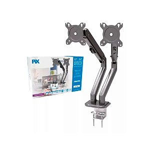 Suporte para 2 Monitor Articulado e Braço Mecânico de 17a32 - 079-0037