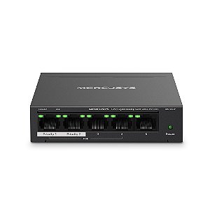 Switch Mercusys 05pt MS105GP Gigabit, C/4 Portas PoE+