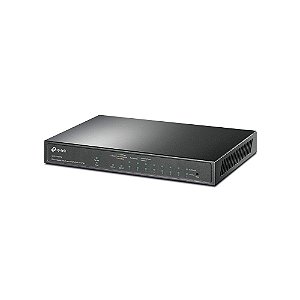 Switch TP-Link 10pt Profissional Gigabit c/8 portas PoE+ TL-SG1210MPE