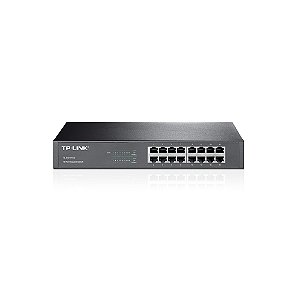 Switch TP-Link 16pt Gigabit para Rack e Mesa - TL-SG1016D(BR)