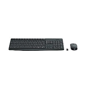 Teclado e Mouse Sem Fio Logitech MK235 Resistente à Água - 920-007903