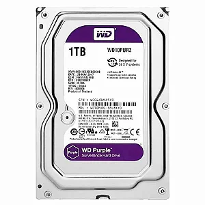 1TB WESTERN DIGITAL WD PURPLE 5400RPM 64MB WD10PURZ