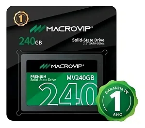 SSD 240GB MACROVIP SATA 3 2.5" MV240GB 520/450 MB/s MV240GB