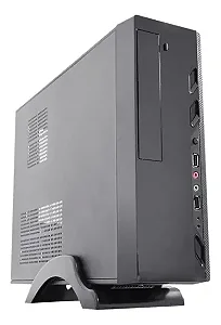 Gabinete K-Mex Slim GM-07T7 Preto Com Fonte 200w