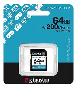 CARTAO MEM MICROSD GO PLUS 64GB KINGSTON