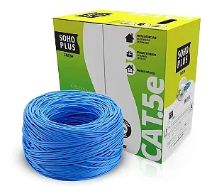 Cabo de Rede Landutti Cat 5 Cmx Caixa Com 305m Azul - Condutti