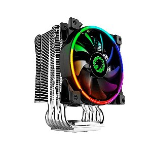 Cooler Gamer Universal ARGB Intel e Amd  c/ Controle Gamemax Gamma 500