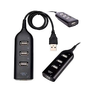 Hub 4 portas USB 2.0 480Mbps Lehmox - LEY-11