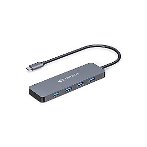 Hub 4 Portas USB-C 3.0 C3 Tech, HU-C330GY