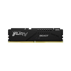 Memória Kingston 8GB DDR5 5200MHz Fury Beast Preto KF552C40BB-8