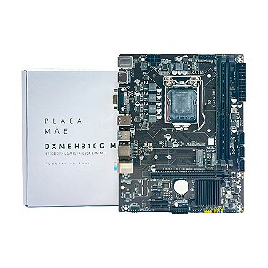 Mother DX H310G M.2 DDR4 Vga/Hdmi LGA 1151 - DXMBH310G M.2
