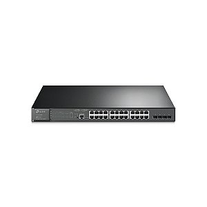 Switch TP-Link 24Pt SG3428(BR) Gerenciavel Gigabit L2+ 4 slots SFP