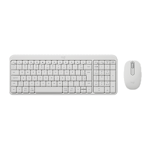 Teclado e Mouse Sem Fio Logitech MK250 Compacto Branco - 920-013517