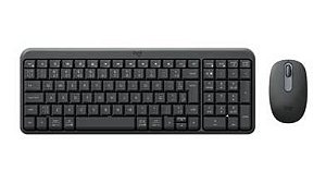 Teclado e Mouse Sem Fio Logitech MK250 Compacto Grafite - 920-013516