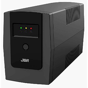 Nobreak 600VA JBR Guard, 3T, Entrada e Saida 115V Preto