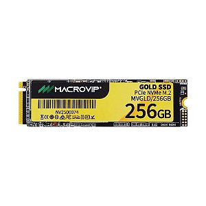 SSD M.2 256GB Macrovip Gold NVMe PCIe Gen 3x4 - MVGLD/256GB