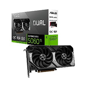 VGA GeForce 8GB RTX 5060Ti Asus Dual OC GDDR7 - 90YV0MP2-M0NA00
