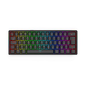 Teclado Mecânico Gamer Redragon Akali K642-RGB Switch Brown