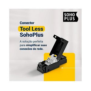 CONECTOR RJ45 CAT.6 TOOL LESS - SOHOPLUS FURUKAWA