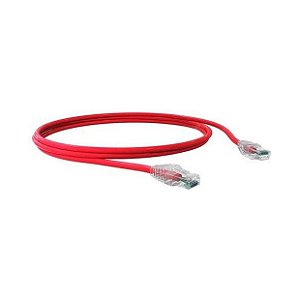 PATCH CORD U/UTP SOHOPLUS CAT.6 CMX 2.5M VERMELHO FURUKAWA