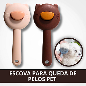 Escova para Quedas de Pelos Pet