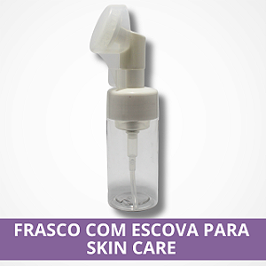 Frasco com Escova para Skin Care
