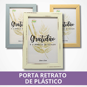 Porta Retrato de Plástico - 10x15cm
