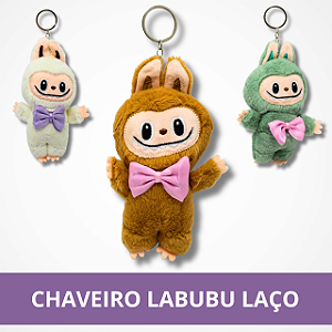 Chaveiro Labubu com Laço