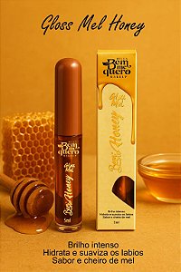 Gloss Mel - Brilho Intenso para Lábios