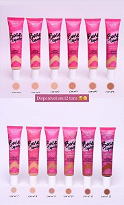 Base Líquida Facial 12 Tons Diversos