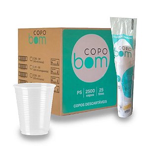 COPOBOM 200ML PS TRANSPARENTE