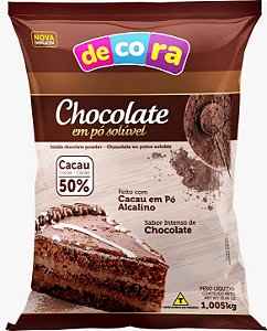 CHOCOLATE EM PO SOLUVEL 50% 1,005KG CACAU FOODS (DONA JURA)