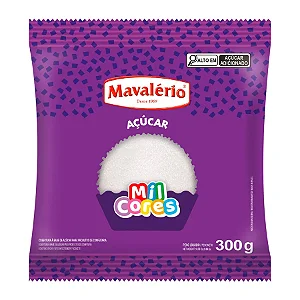 ACUCAR COLORIDO BRANCO 300G MAVALERIO