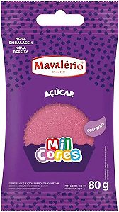 ACUCAR COLORIDO ROSA MIL CORES 80G MAVALERIO