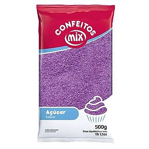 AÇÚCAR CRISTAL LILÁS MIX 500G