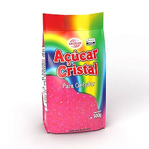 ACUCAR CRISTAL ROSA 500G ARCOLOR