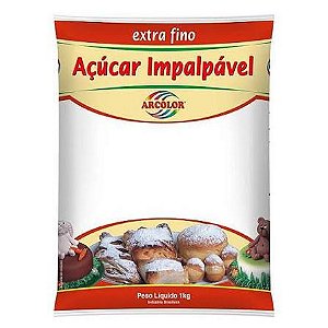 ACUCAR IMPALPAVEL EXTRA FINO 1KG ARCOLOR