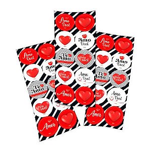 ADESIVO REDONDO AMOR REAL 10X23