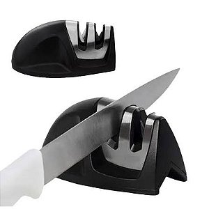 AFIADOR E AMOLADOR DE FACAS INOX PRETO
