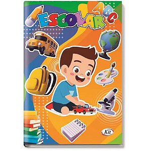 AGENDA ESCOLAR PERMANENTE MASCULINA 64FLS