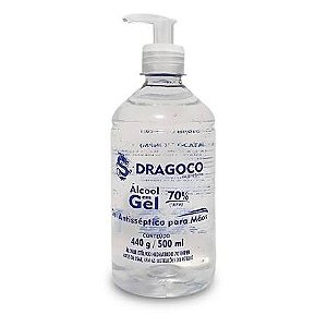 ALCOOL GEL 500ML PUMP DRAGOCO