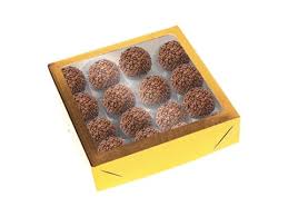 CAIXA PRESENTE LAMINADA OURO 15X15X5