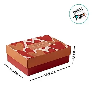 CAIXA RETANGULAR C/TAMPA INTENSE PP 19,5X14,5X6,5