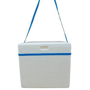 CAIXA TERMICA ISOPOR 12 LTS C/ALCA TERMOMIL