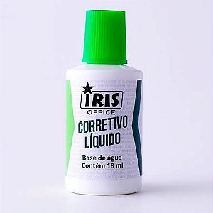 CORRETIVO LIQUIDO IRIS OFFICE VERDE 18ML